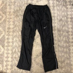 Nike Running Track Pants Warm Up Windbreaker Black